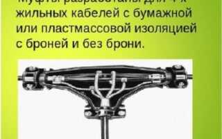 Ответвительные муфты для кабеля (виды)