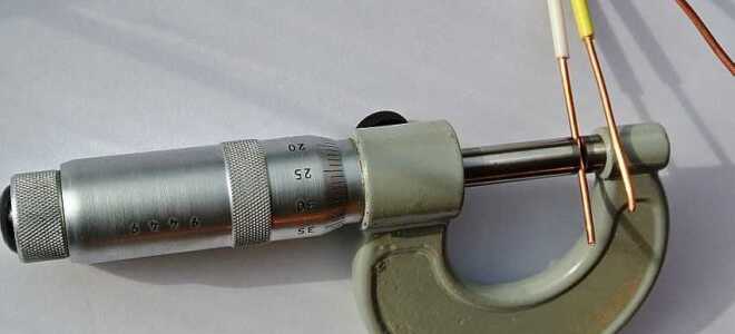 Как определить сечение провода