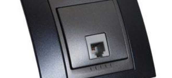 Подключение интернет розетки Legrand, Schneider (схема )