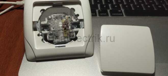 Как подключить выключатель с одной клавишей своими руками