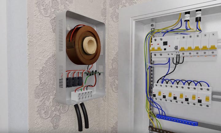 стабилизатор напряжения на стене