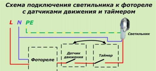 Как правильно подключить фотореле для уличного освещения