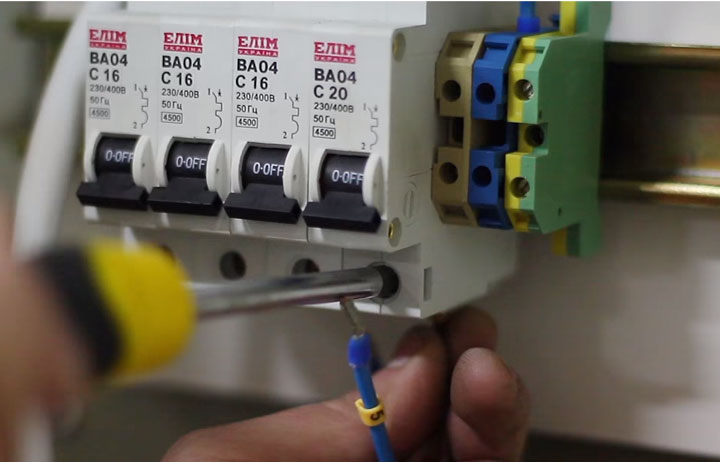 автоматы в щитке