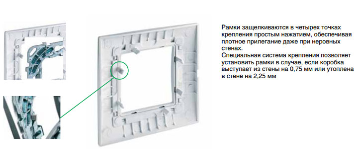 рамка корпуса крепление на 4-х точках