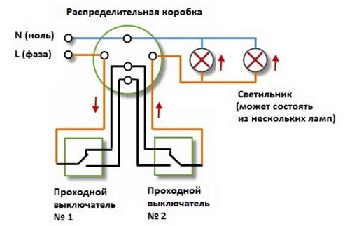 Проходной переключатель