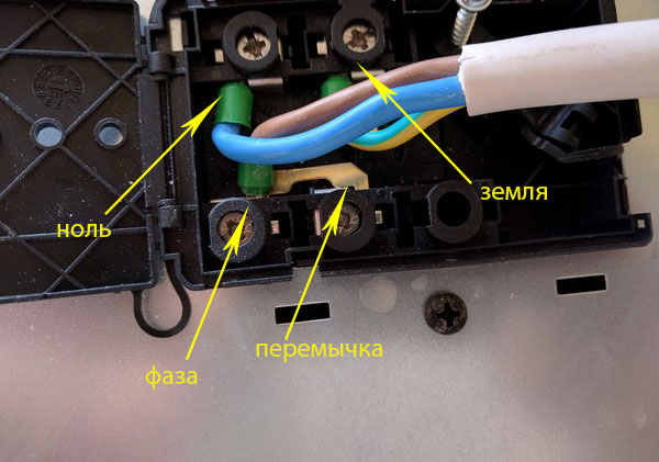 схема подключения варочной панели gorenje