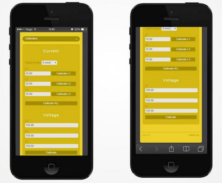 корректировка показаний анализатора электроэнергии Wibeee