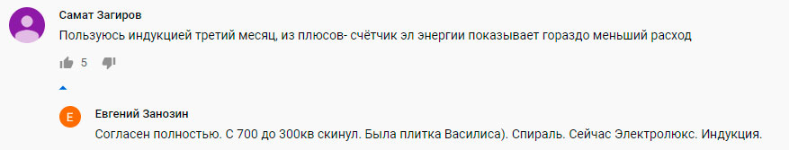 сколько можно сэкономить на индукционной плите
